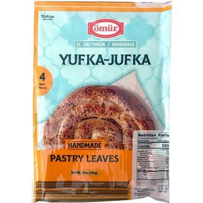 OMUR Square Yufka - Pastry Leaves 500g Bag