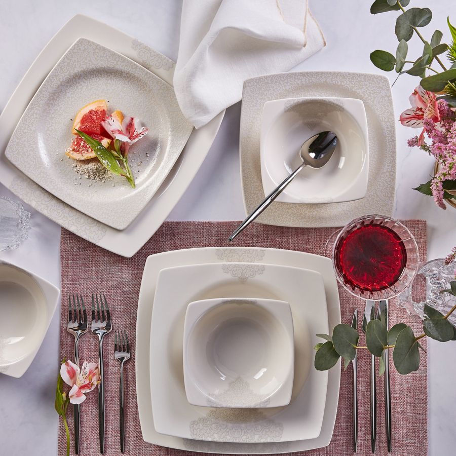 Missing Items - EMSAN Flava Dinnerware Square Yemek Seti