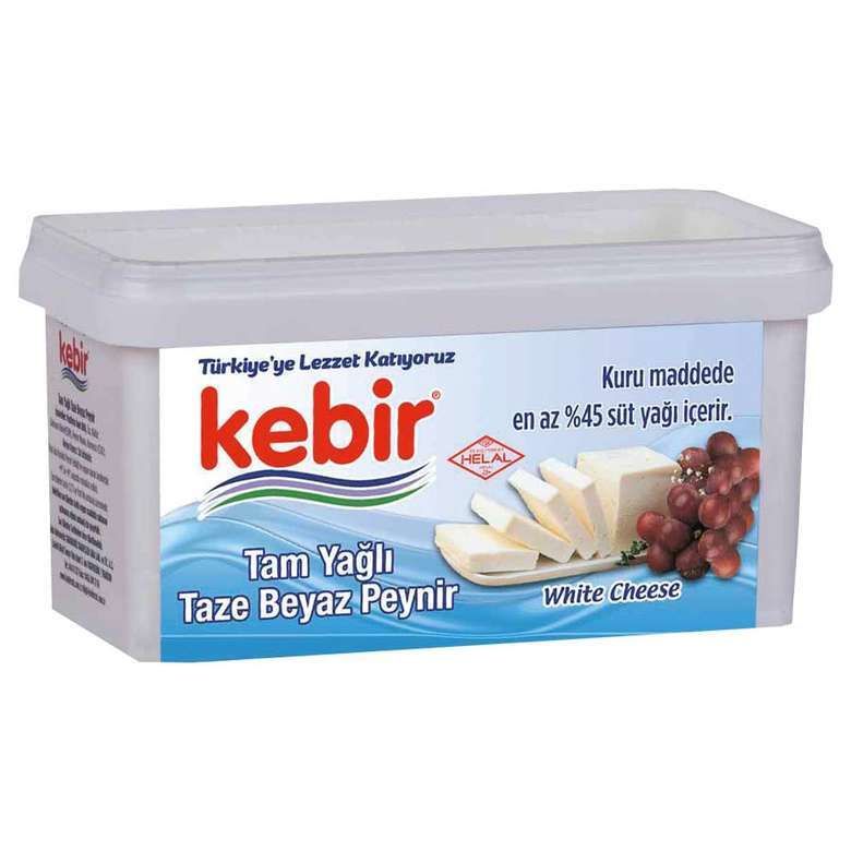 Kebir Full Fat White Cheese - Tam Yagli Beyaz Peynir 1000g