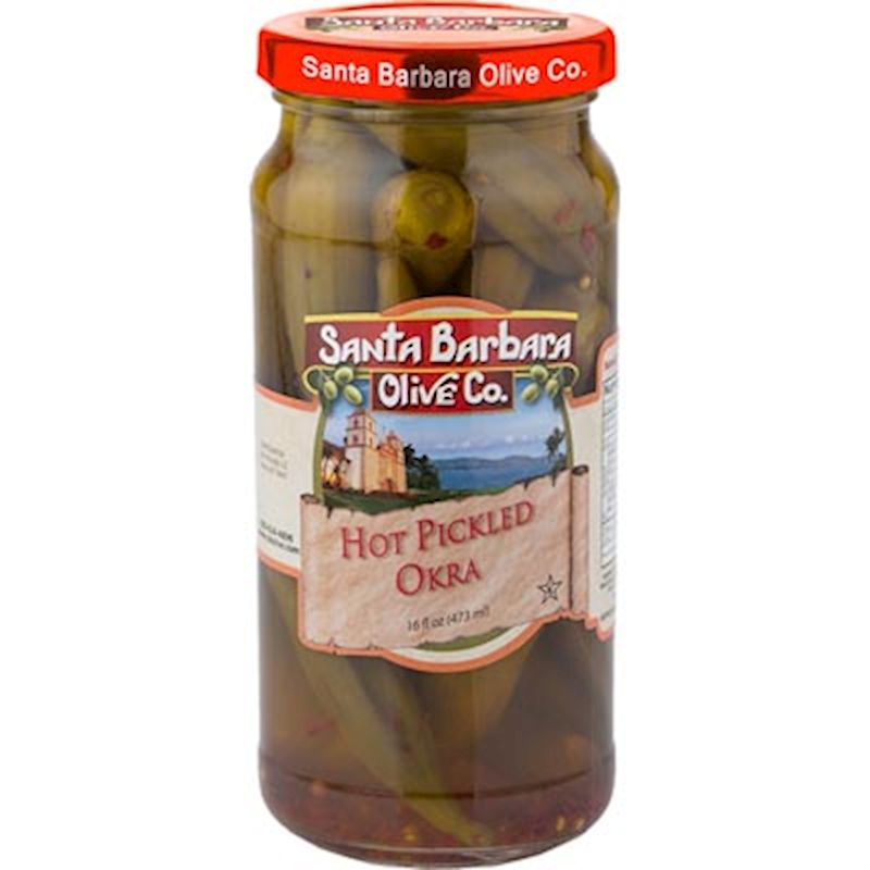 Santa Barbara Sb Pickled Okra (Hot) 16oz Jars