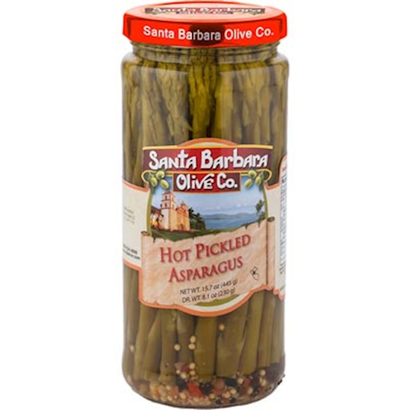 Santa Barbara Hot Pickled Asparagus 15.7oz Jars