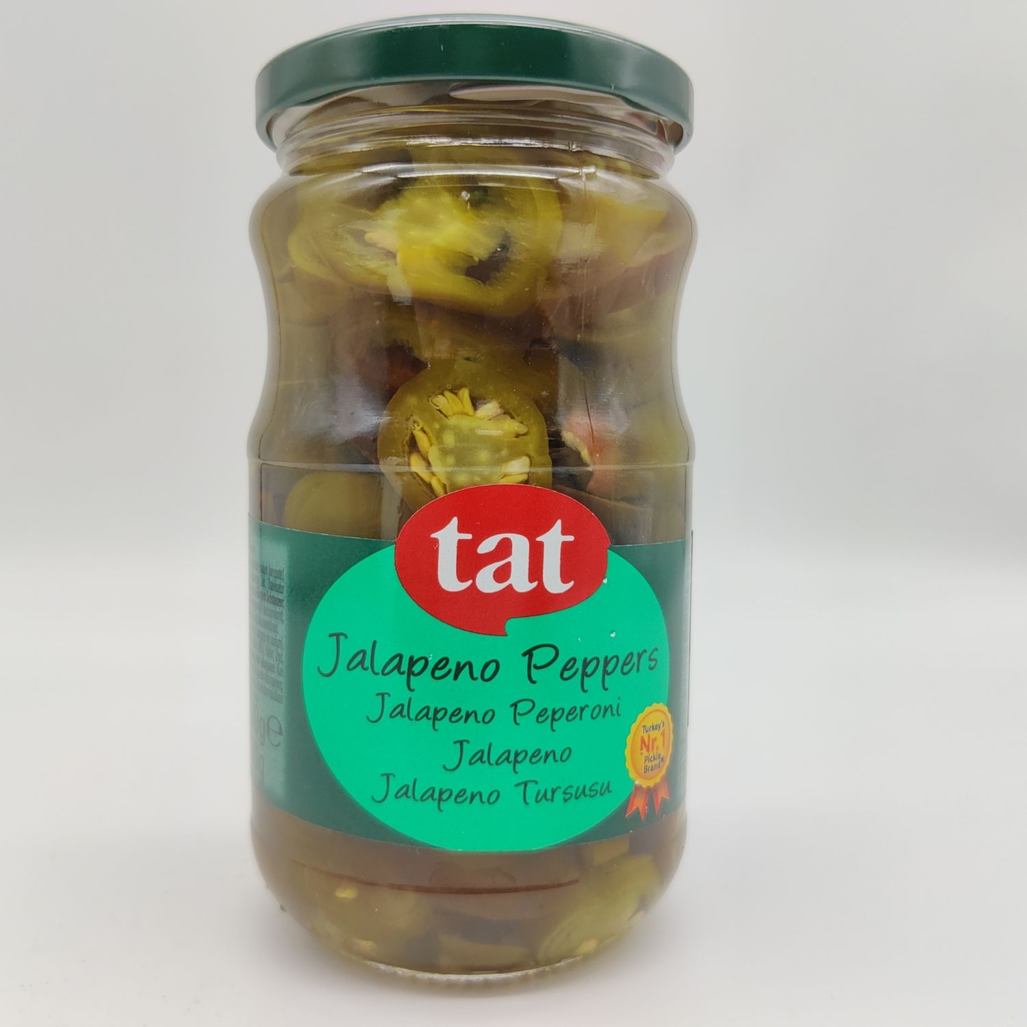 TAT Jalapeno Pickles Hot 330mL Glass