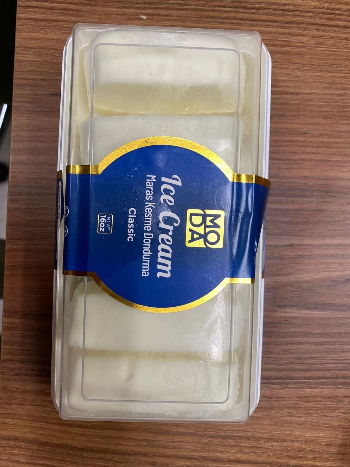 MODA Maras Ice Cream Classic Plain - Hakiki Kesme Maras Dondurma 454g