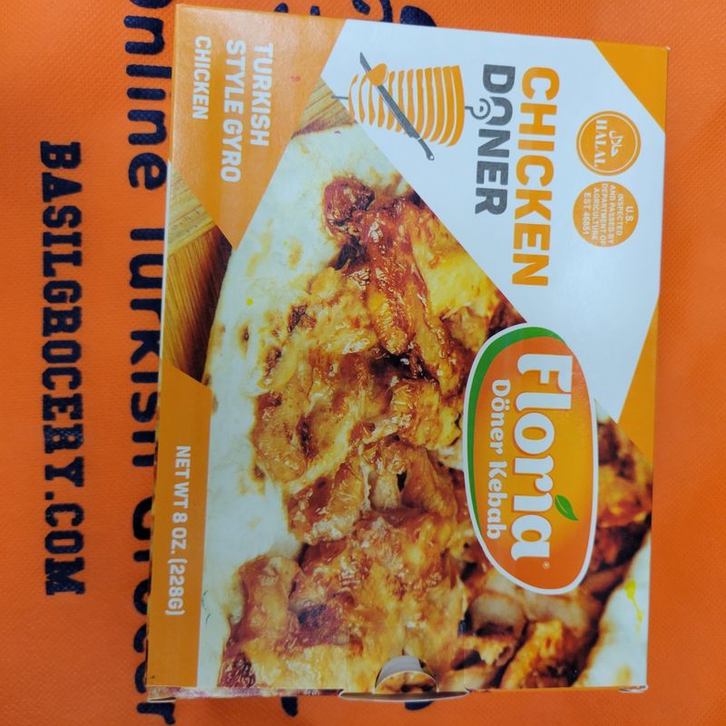 FLORIA Halal Chicken Doner Gyro / Shawarma (8oz)