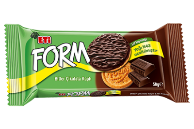 ETI Form Chocolate Covered Biscuit With Fibre 50g
