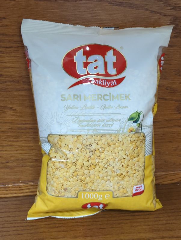 TAT Yellow Lentils - Sari Mercimek 1kg