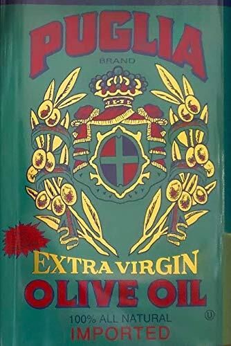 Puglia Extra Virgin Olive Oil 100% All Natural Imported Kosher 1 Gallon