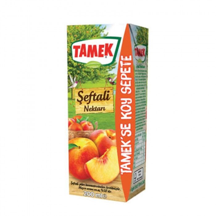 TAMEK Peach Juice 200mL TP Seftali Nectar