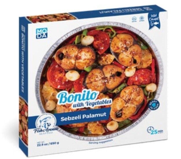 MODA Bando Fish Avenue - Bonito With Vegetables - Sebzeli Palamut Tava 650g
