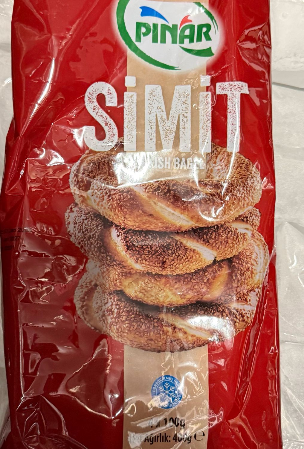 PINAR Simit Turkish Bagel 400g (100g x 4pcs)