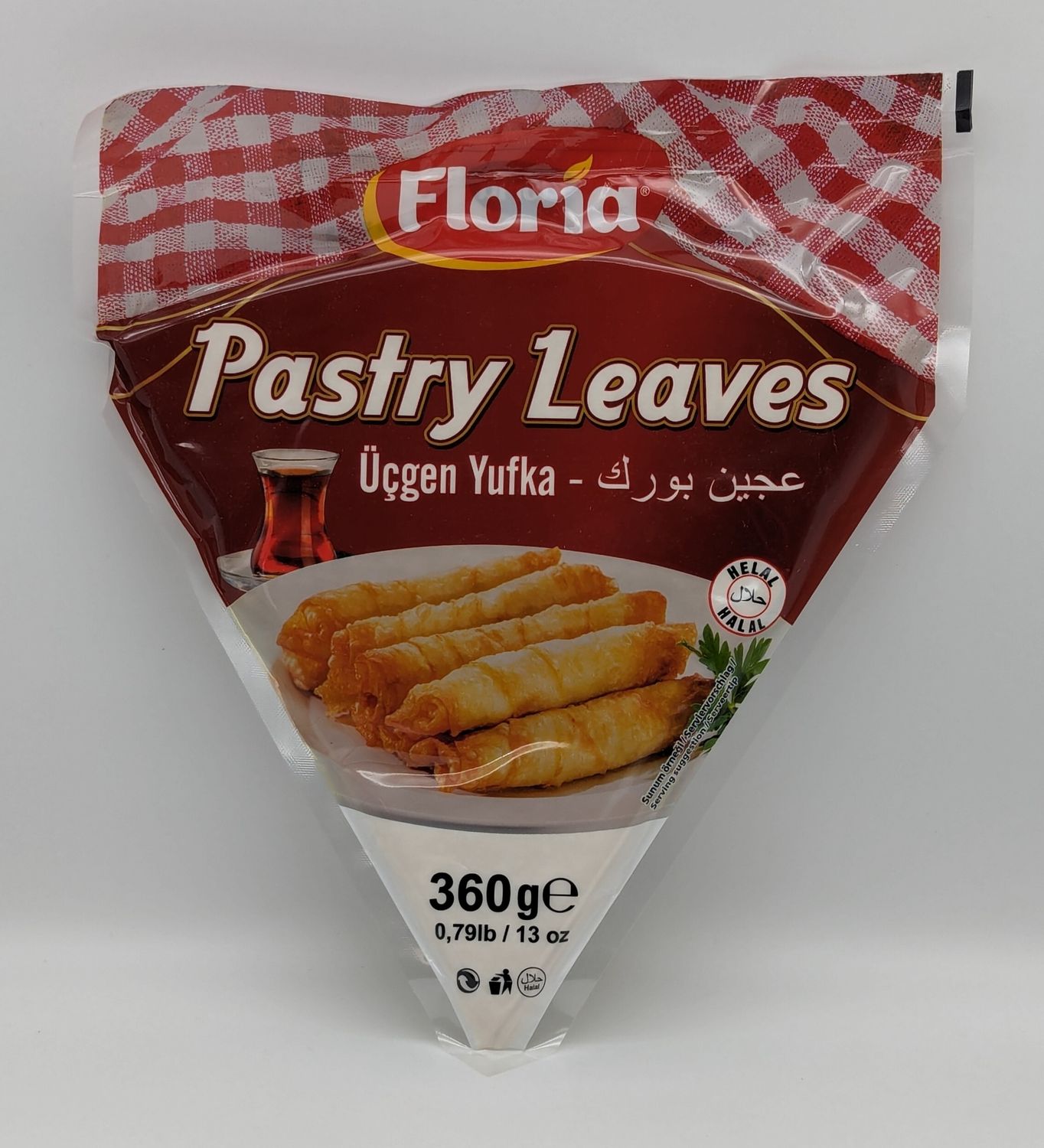 FLORIA Triangle Pastry Leaves 360g, Angle 1