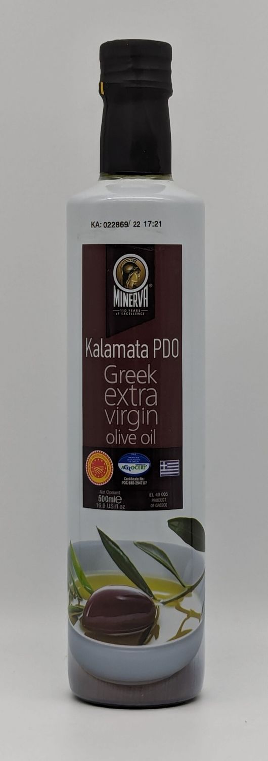 MINERVA Kalamata PDO Greek Extra Virgin Olive Oil 500mL