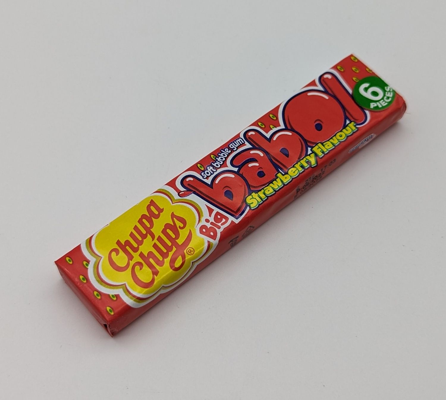 Chupa Chups Strawberry Gum - Angle 2