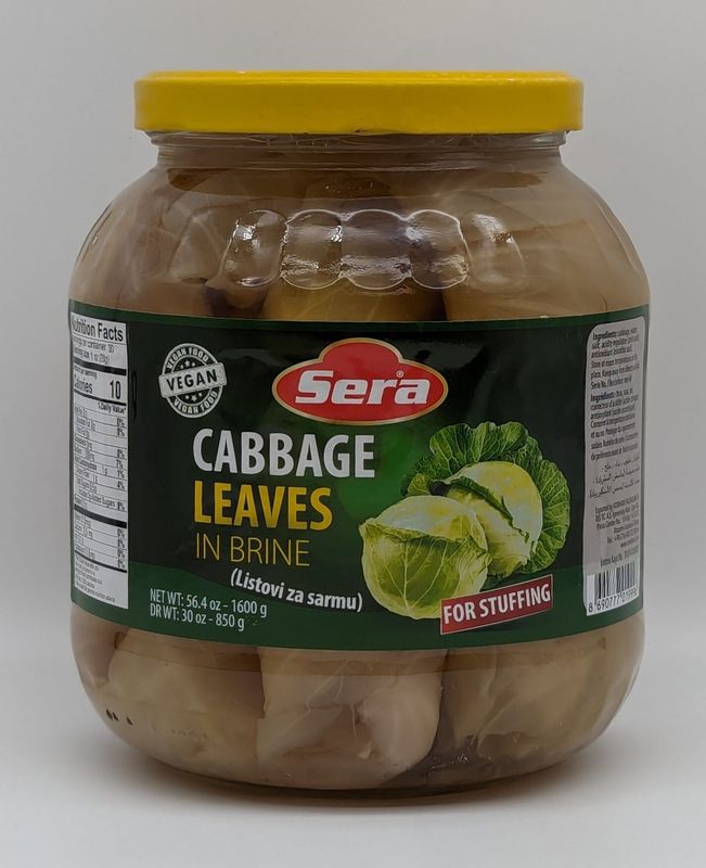 SERA Cabbage Leaves in Brine 1600g