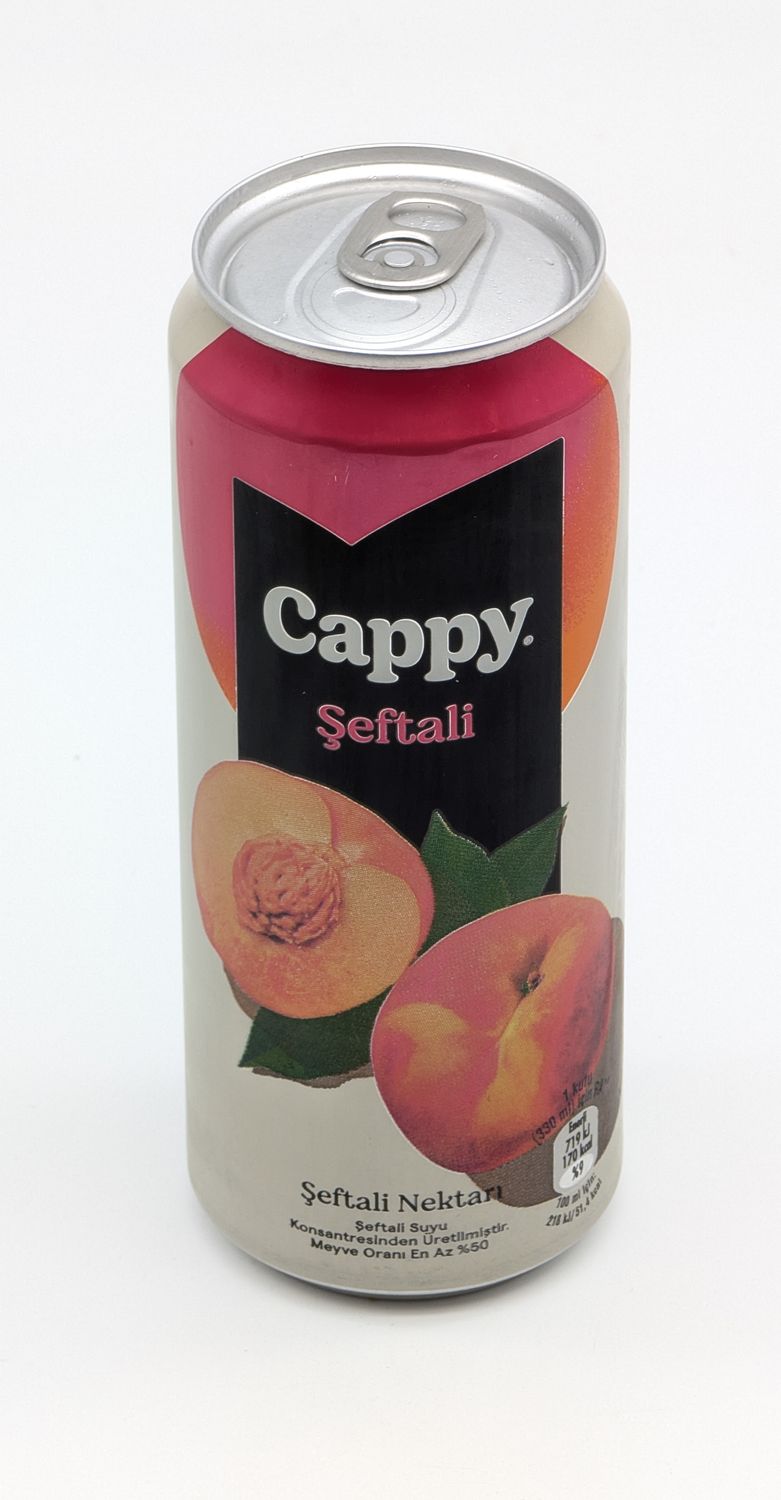 CAPPY Fruit Juice Peach Seftali 330mL Can