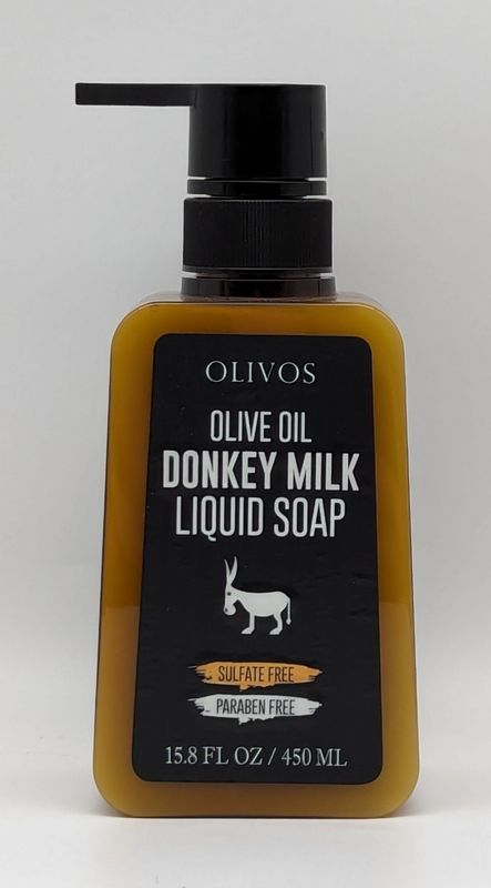 OLIVOS Olive Oil Donkey Milk Liquid Soap 450mL