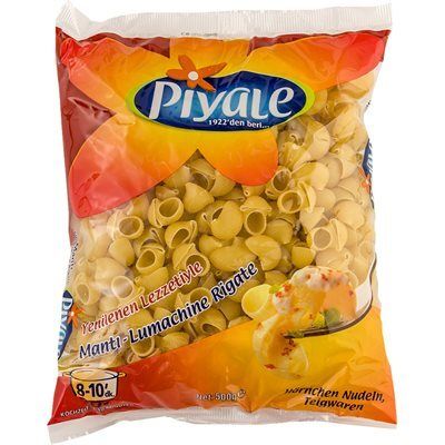 PIYALE Lumachine Rigate (Manti) 500g Bag