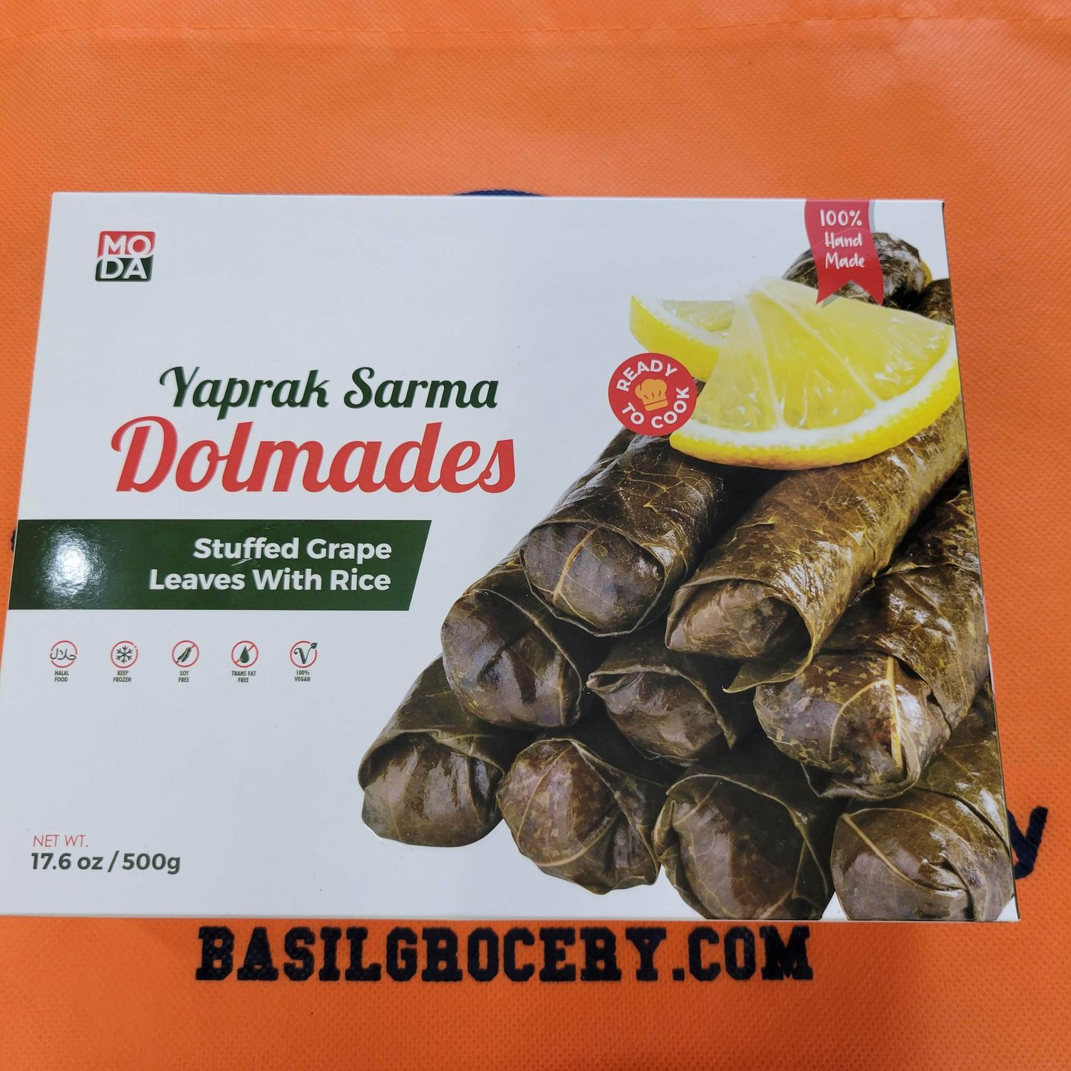 MODA Dolma Yaprak Sarma - Stuffed Grape Leaves with Rice 500g