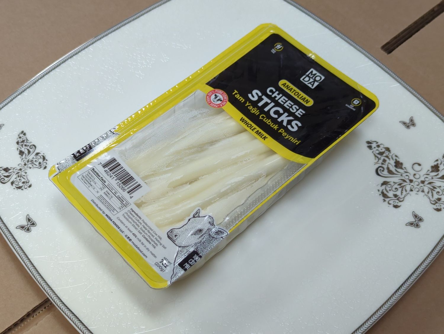 MODA Anatolian Cheese Sticks Tam Yagli Cubuk Peyniri Whole Milk 200g