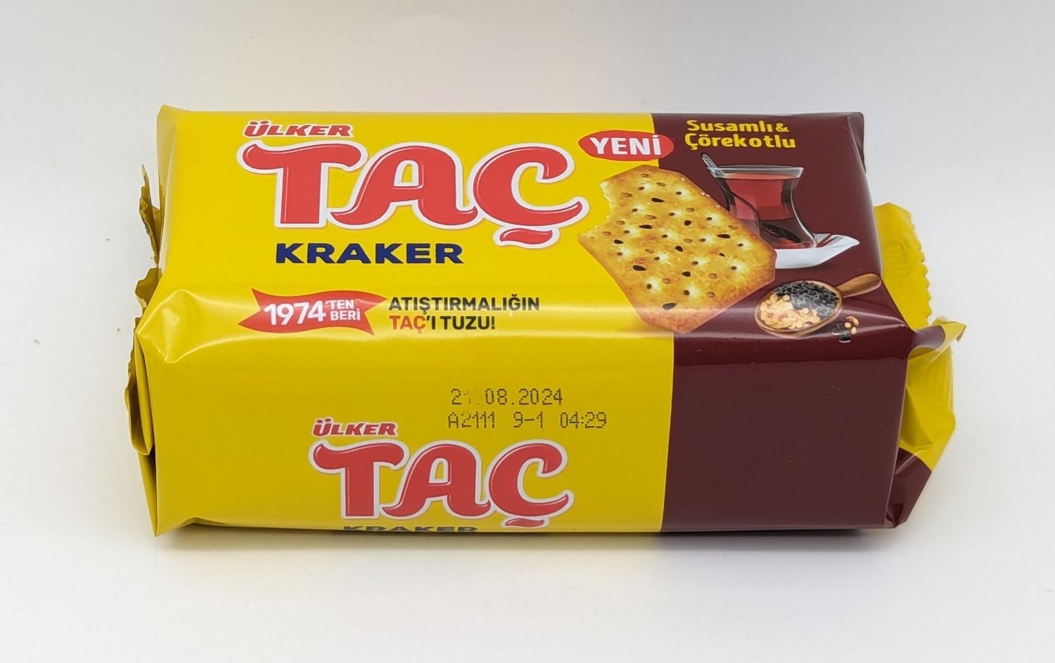 ULKER Tac Cracker Corekotlu 76g, Angle 1