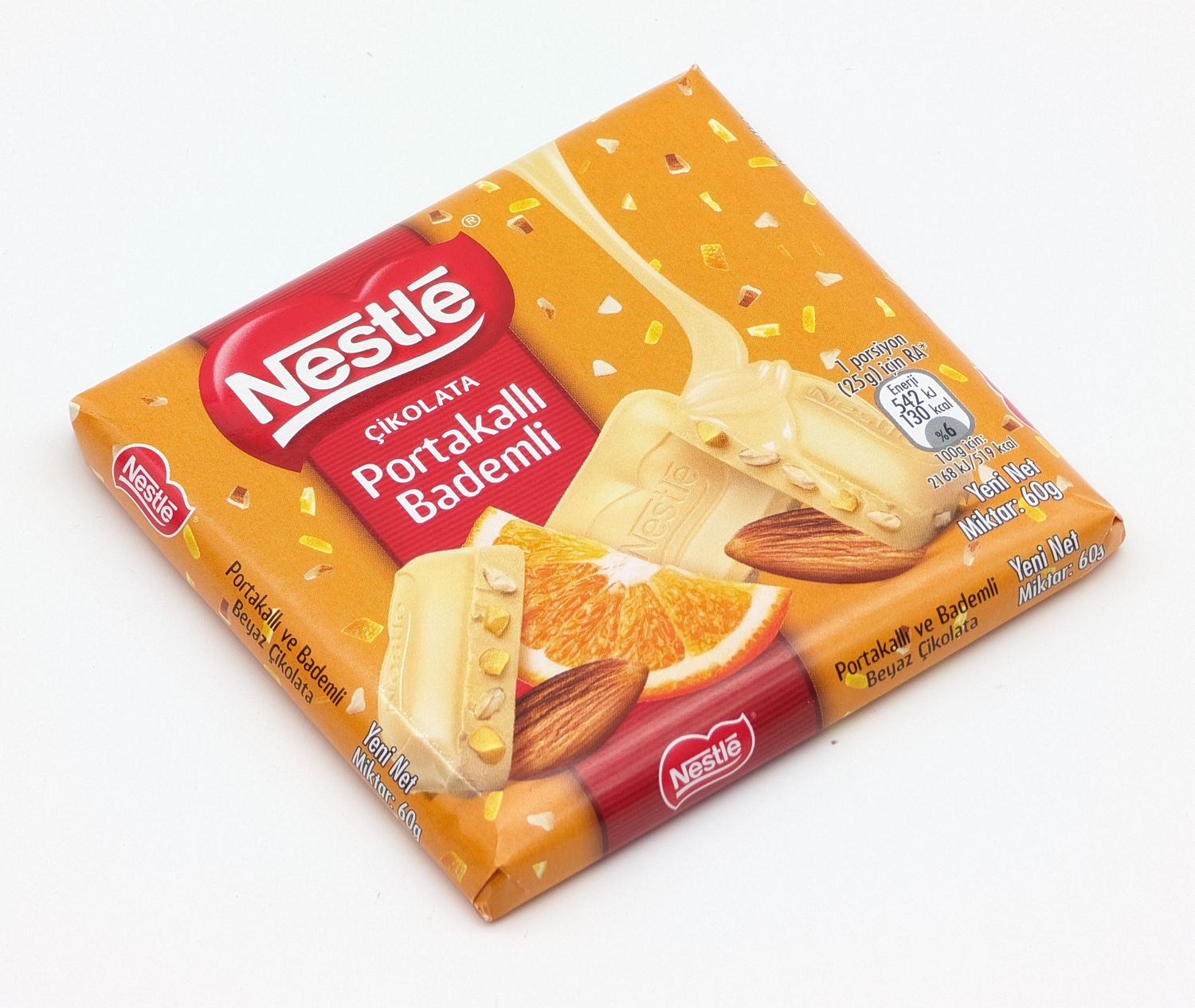 NESTLE White Chocolate with Almond &amp; Orange 60g