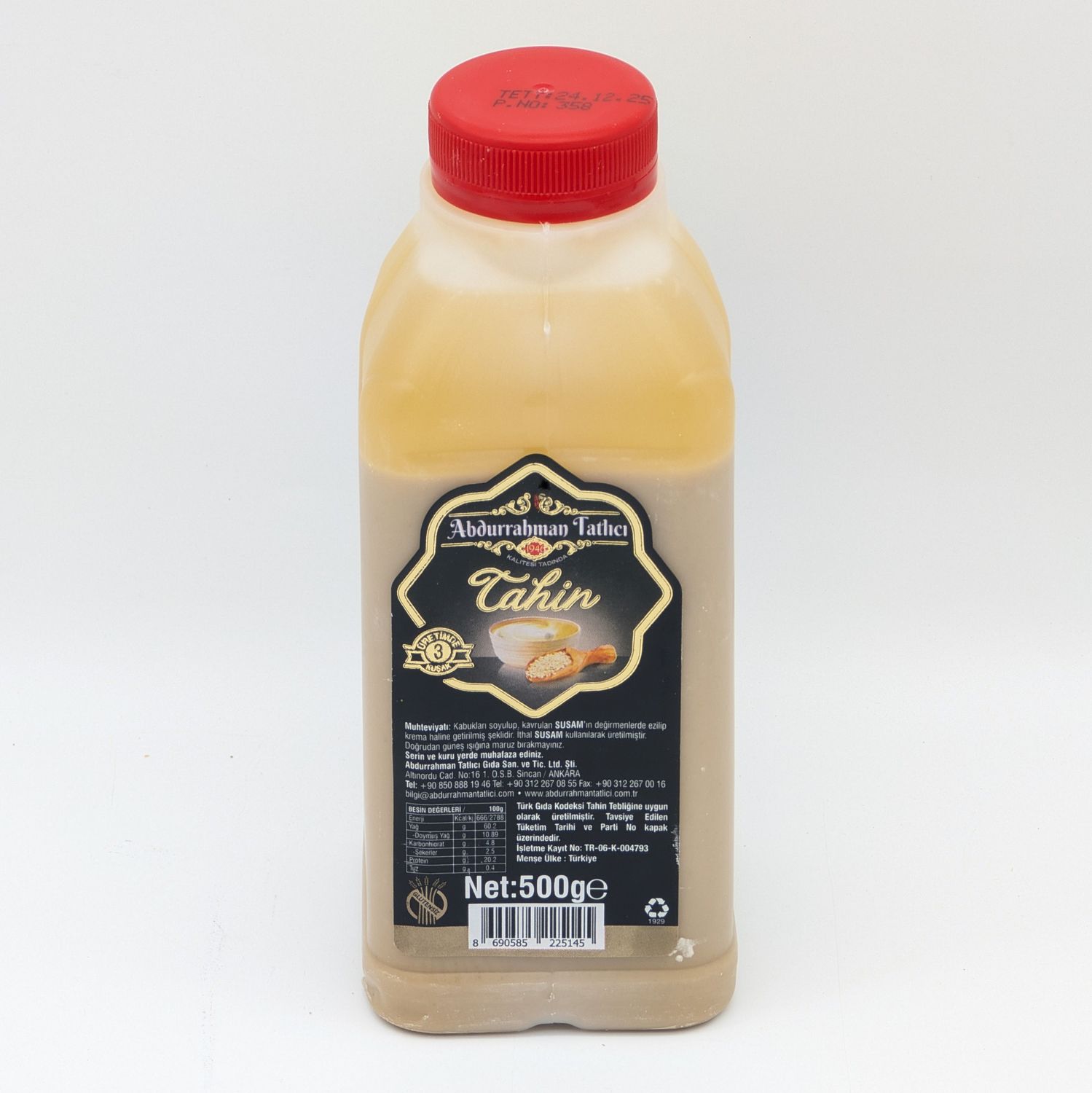 ABDURRAHMAN TATLICI Tahin Tahini 500g