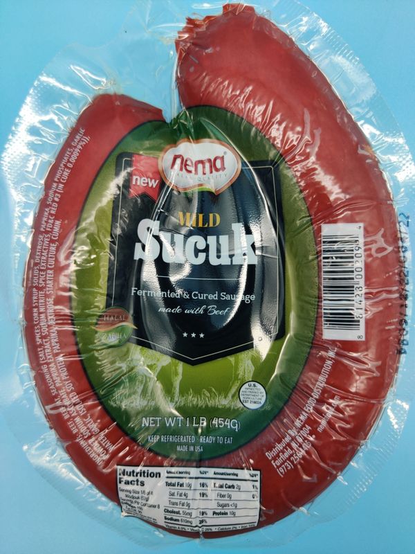 NEMA Halal Beef Soudjouk Mild