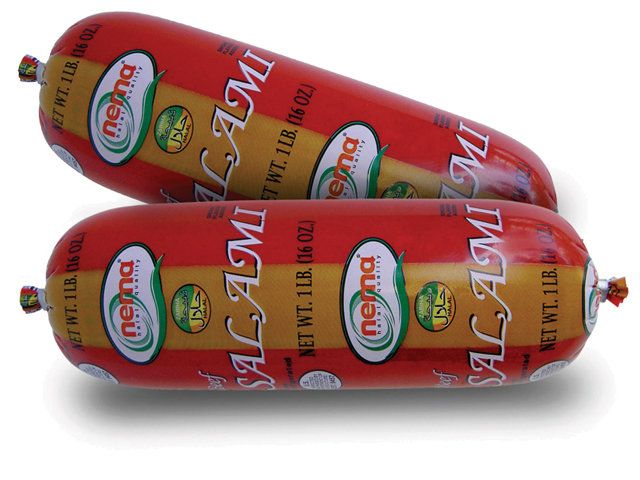 NEMA Halal Beef Salami 1lb