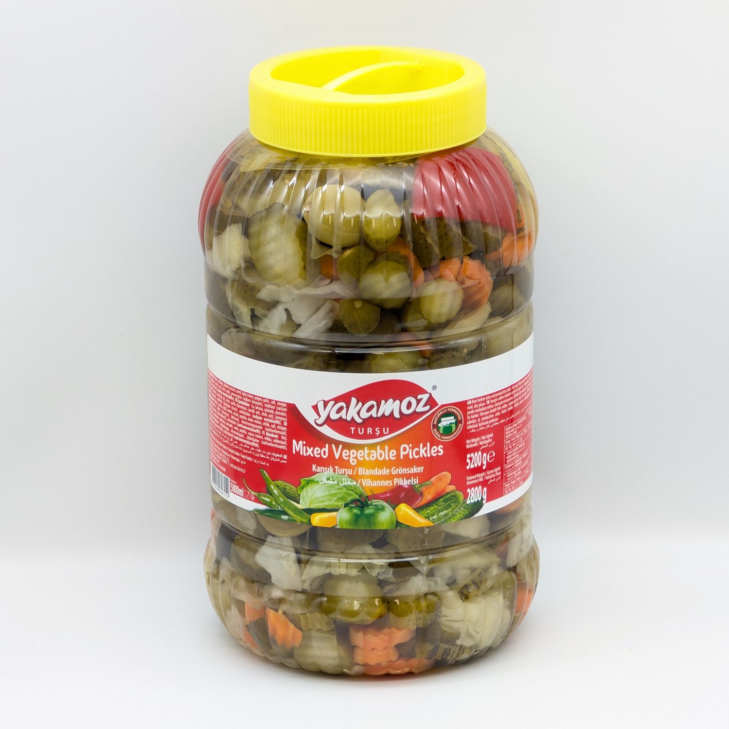 YAKAMOZ Pickled Mixed Vegetables 5L 5200g/2800g