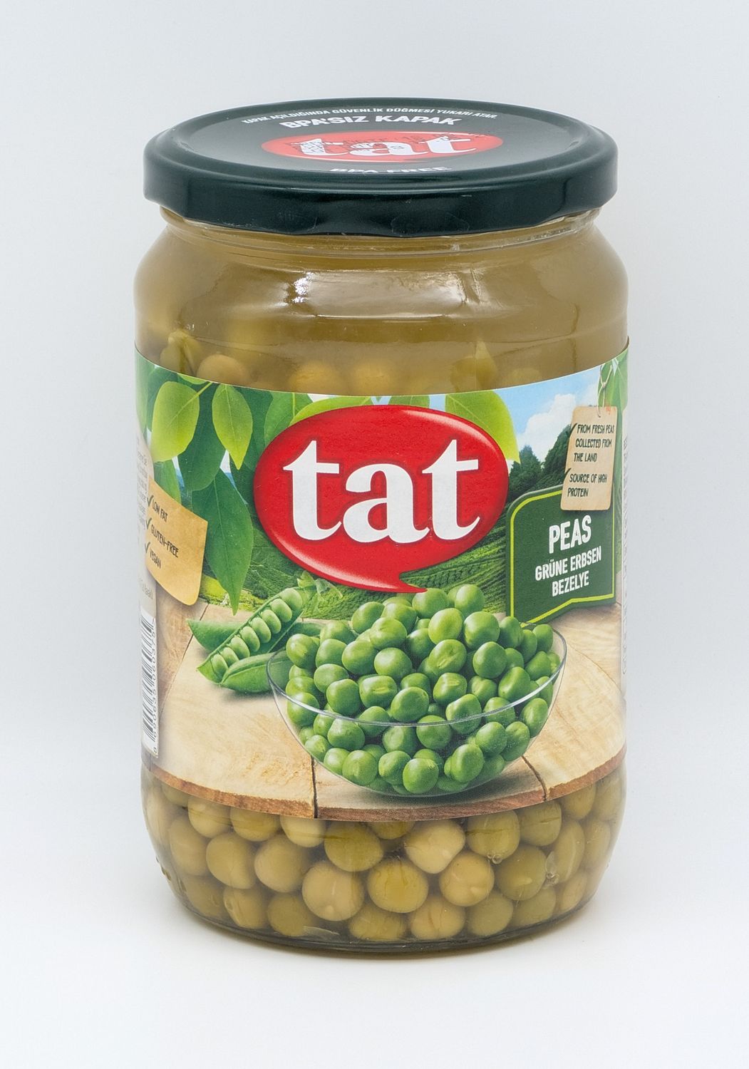 TAT Green Peas - Taze Bezelye (Glass) 720mL 680g/420g