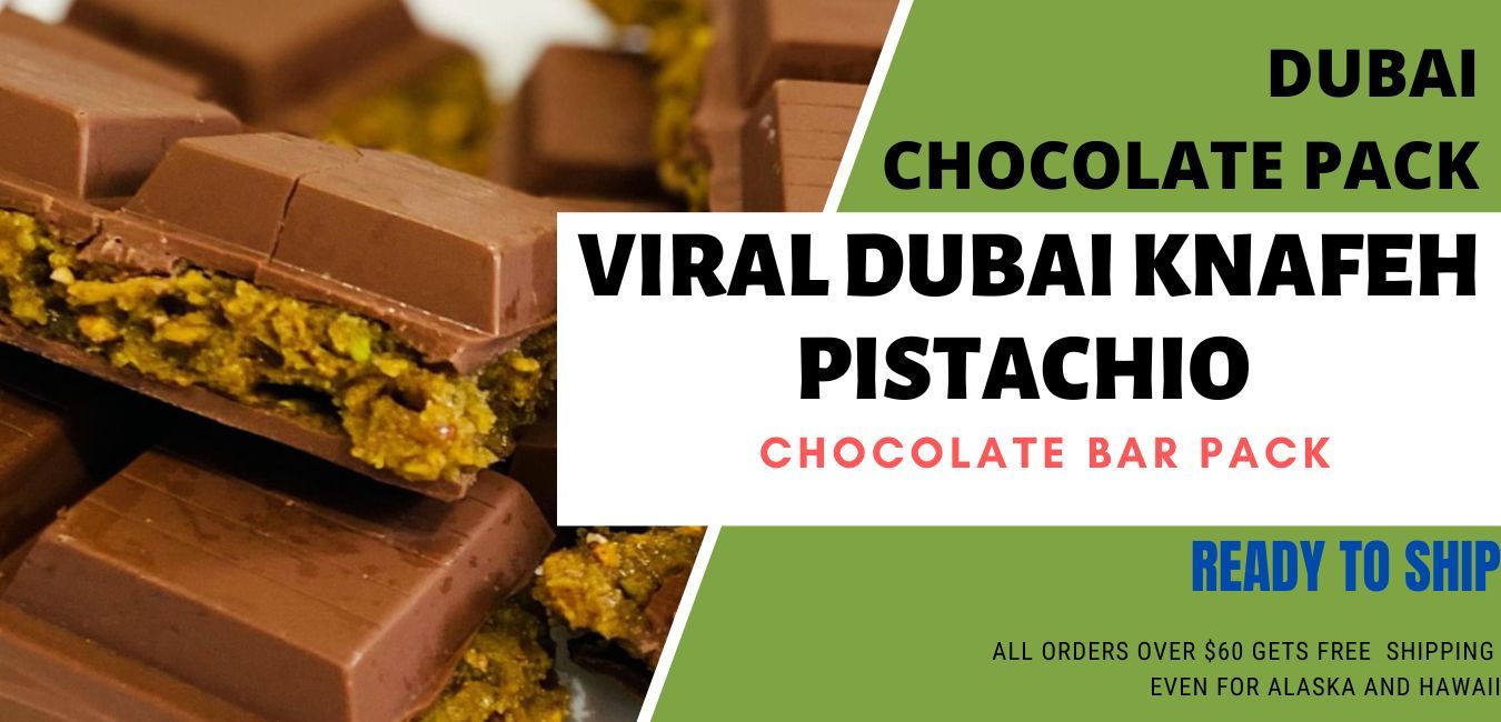 Viral Dubai KADAIFI Pistachio Chocolate Bar MAKING SET