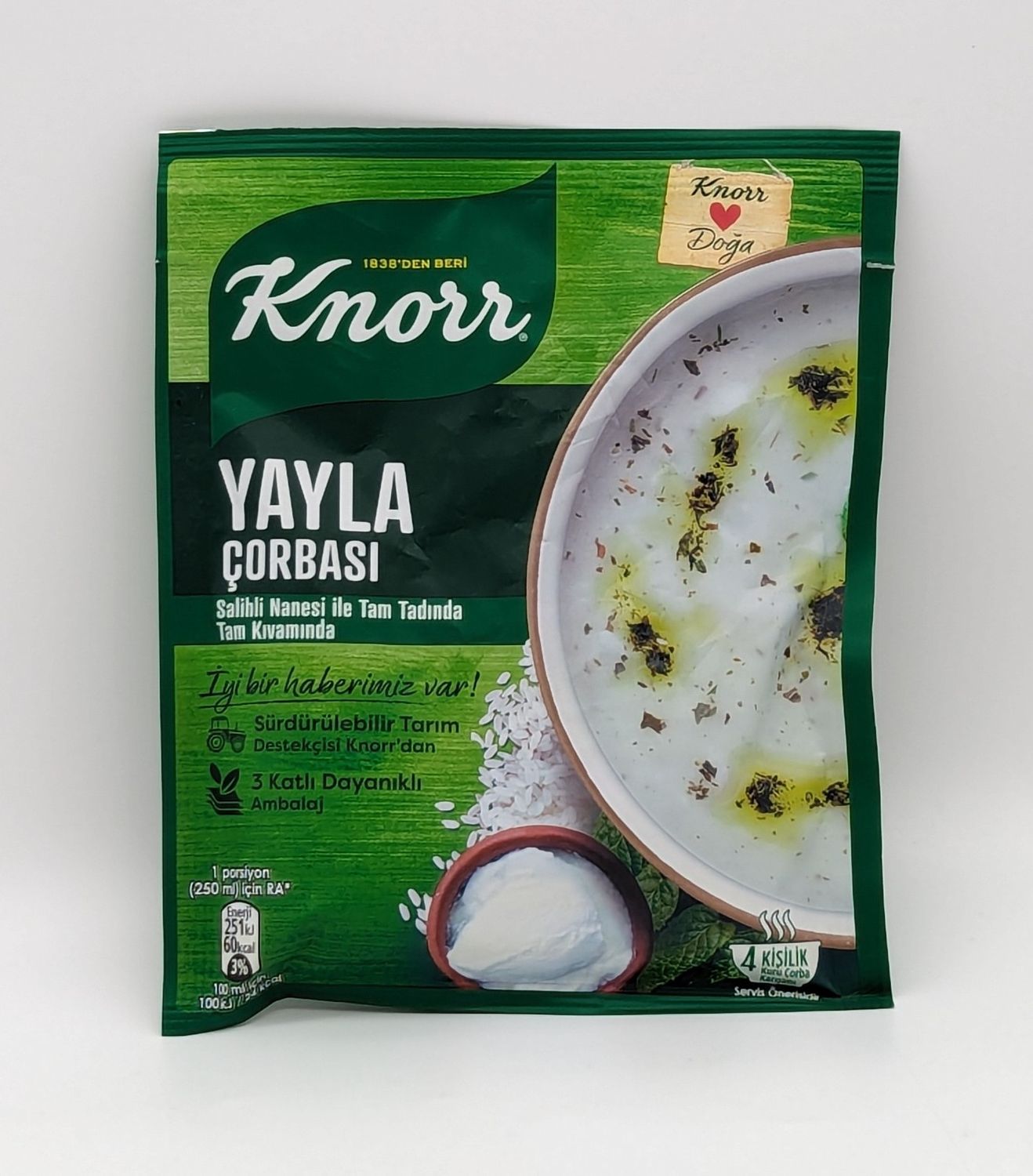 KNORR Yogurt Rice Soup - Yayla Corbasi 72g