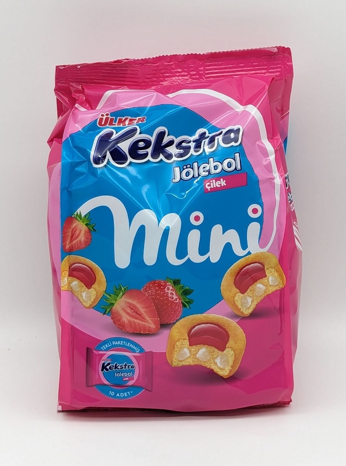 ULKER Kekstra Mini with Strawberry 150g (15g x 10pcs)