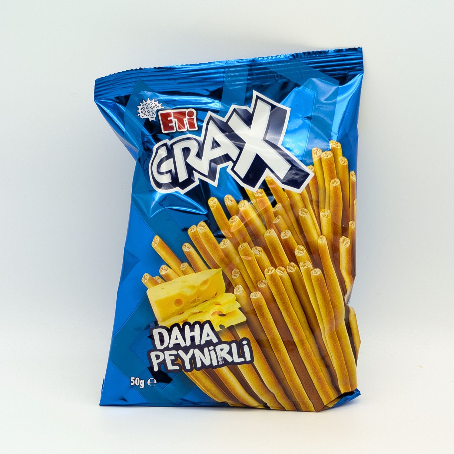ETI Crax Daha Peynirli Cubuk Kraker - Extra Cheese Stick Cracker 50g