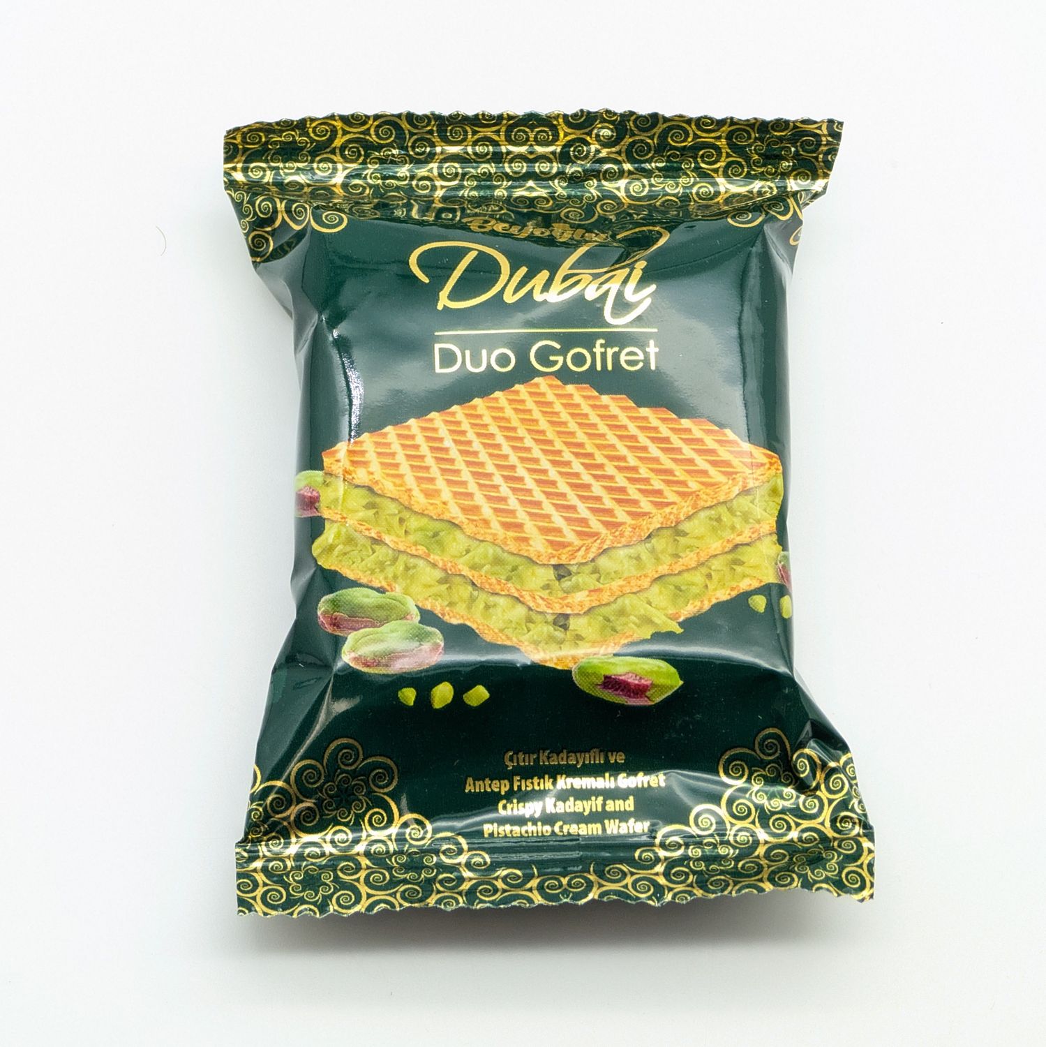 BEYOGLU Dubai Duo Gofret - Crispy Kadayif and Pistachio Cream Wafer 36g