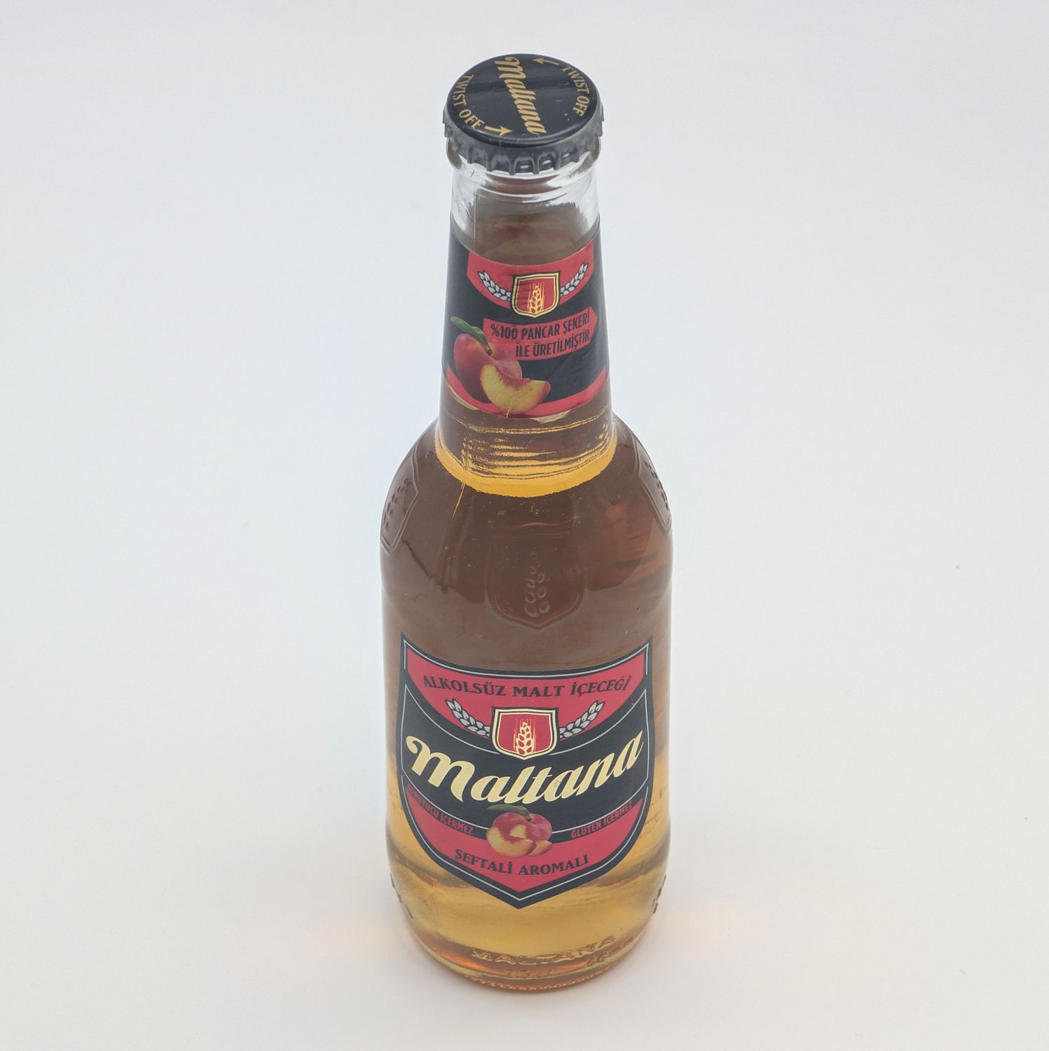 MALTANA Non-alcoholic Malt Beverage Peach Flavored - Alkolsuz Malt Icecegi Seftali Aromali 250mL