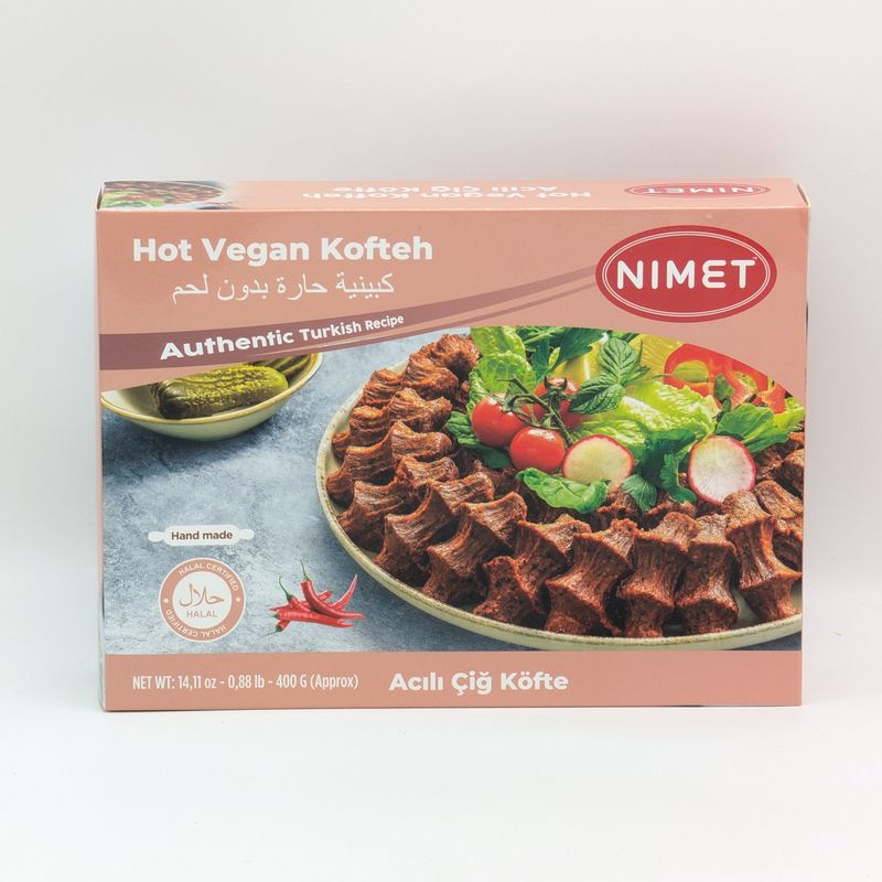 NIMET Hot Vegan Cig Kofte - Hot Vegan Raw Meatball 400g