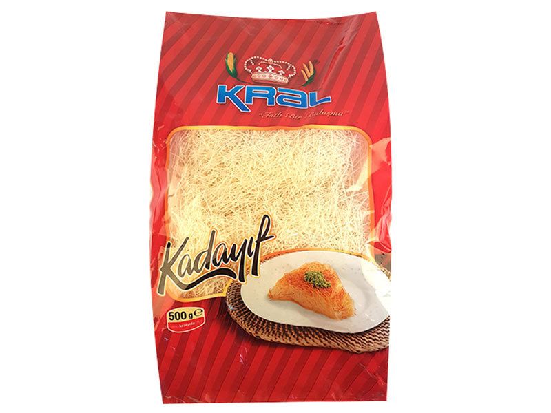 KRAL Kuru Kadayif Dried Kadaifi 500g for Dubai chocolate