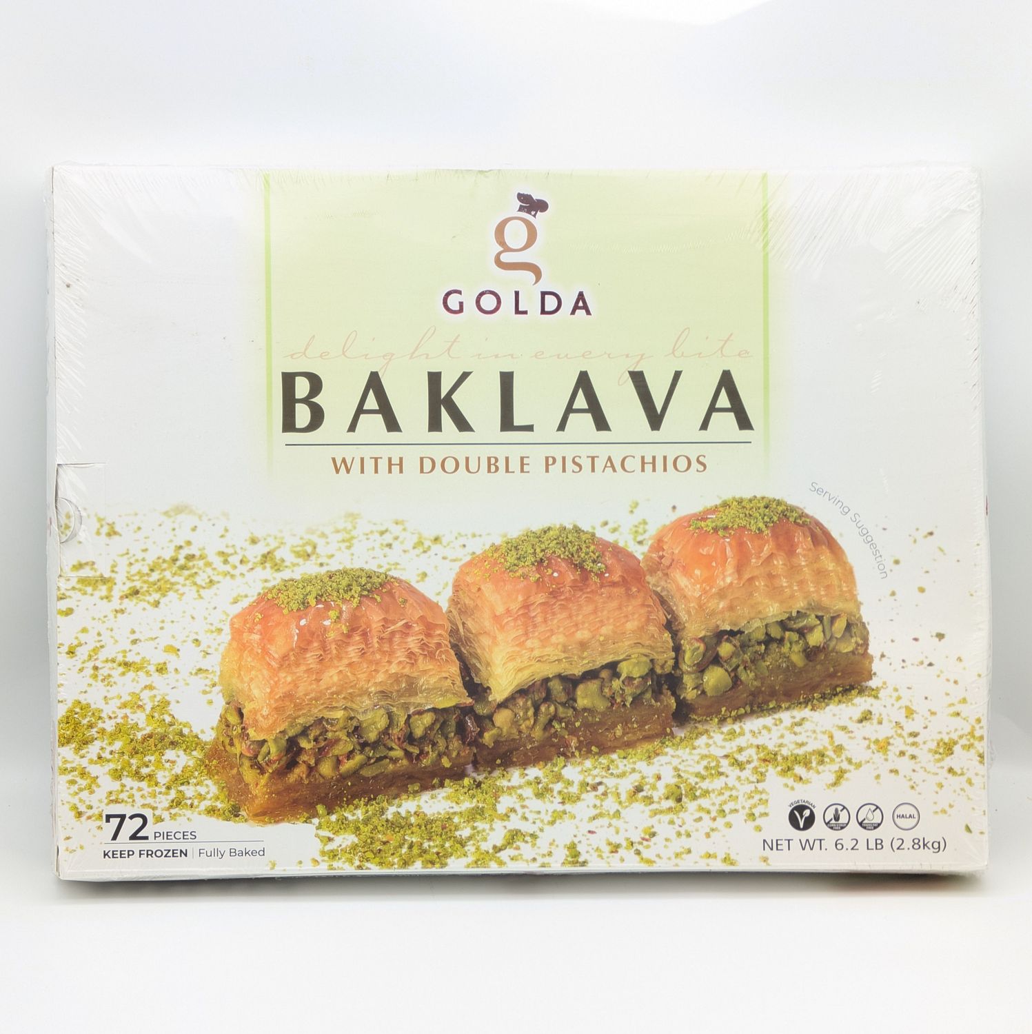 GOLDA Baklava with Double Pistachios 6.2lb/2.8kg