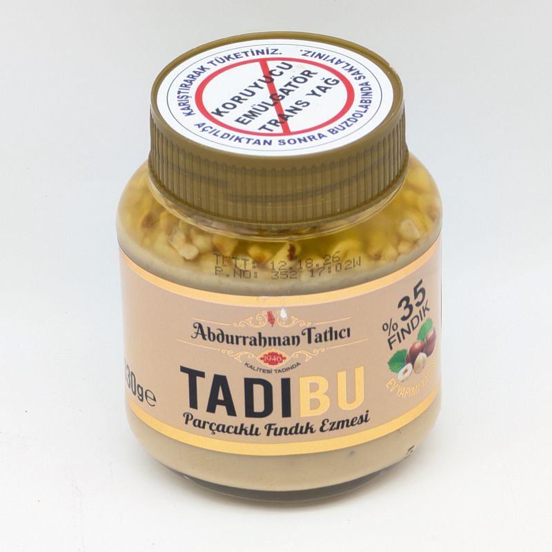ABDURRAHMAN TATLICI Particulate Hazelnut Paste - Parcacikli Findik Ezmesi 330g