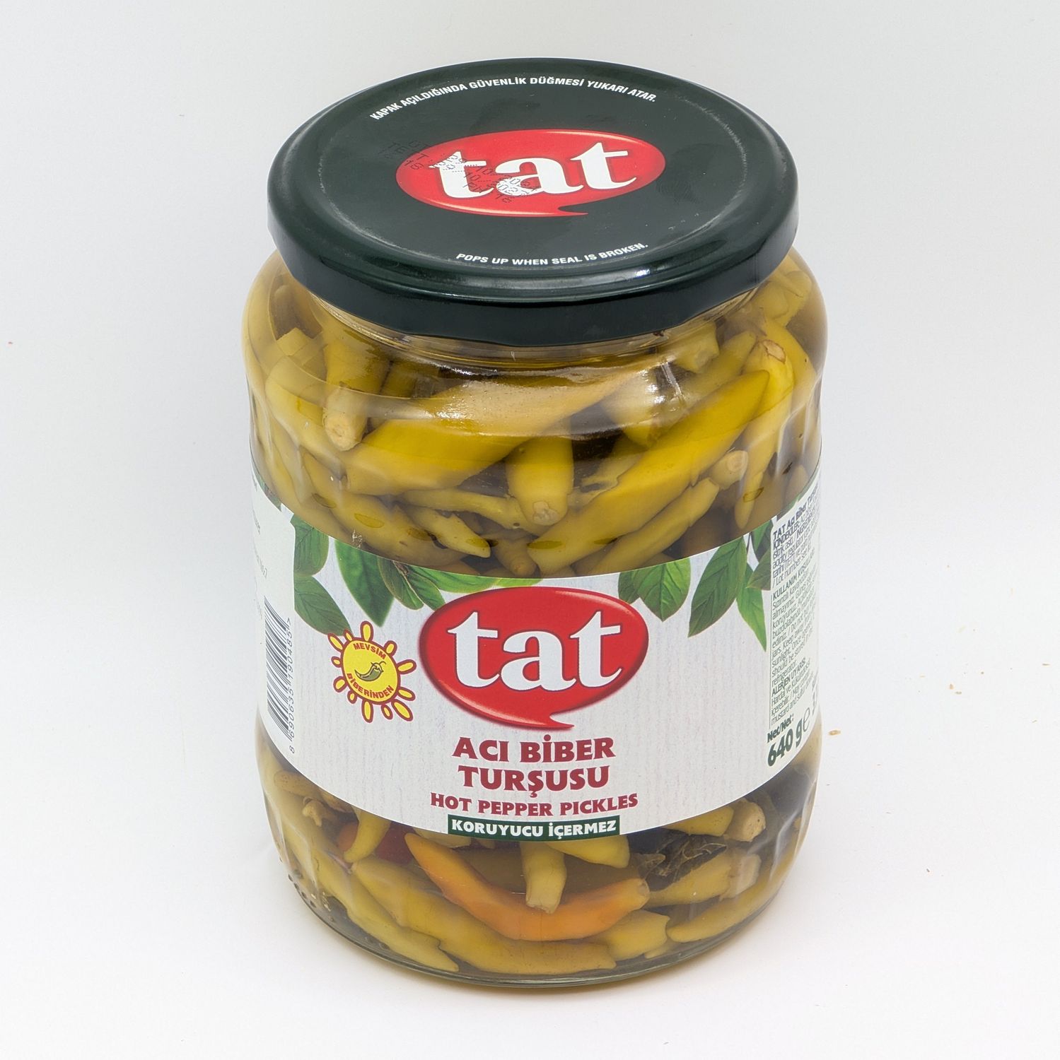 TAT Hot Pickled Peppers - Aci Biber Tursusu 330g/640g