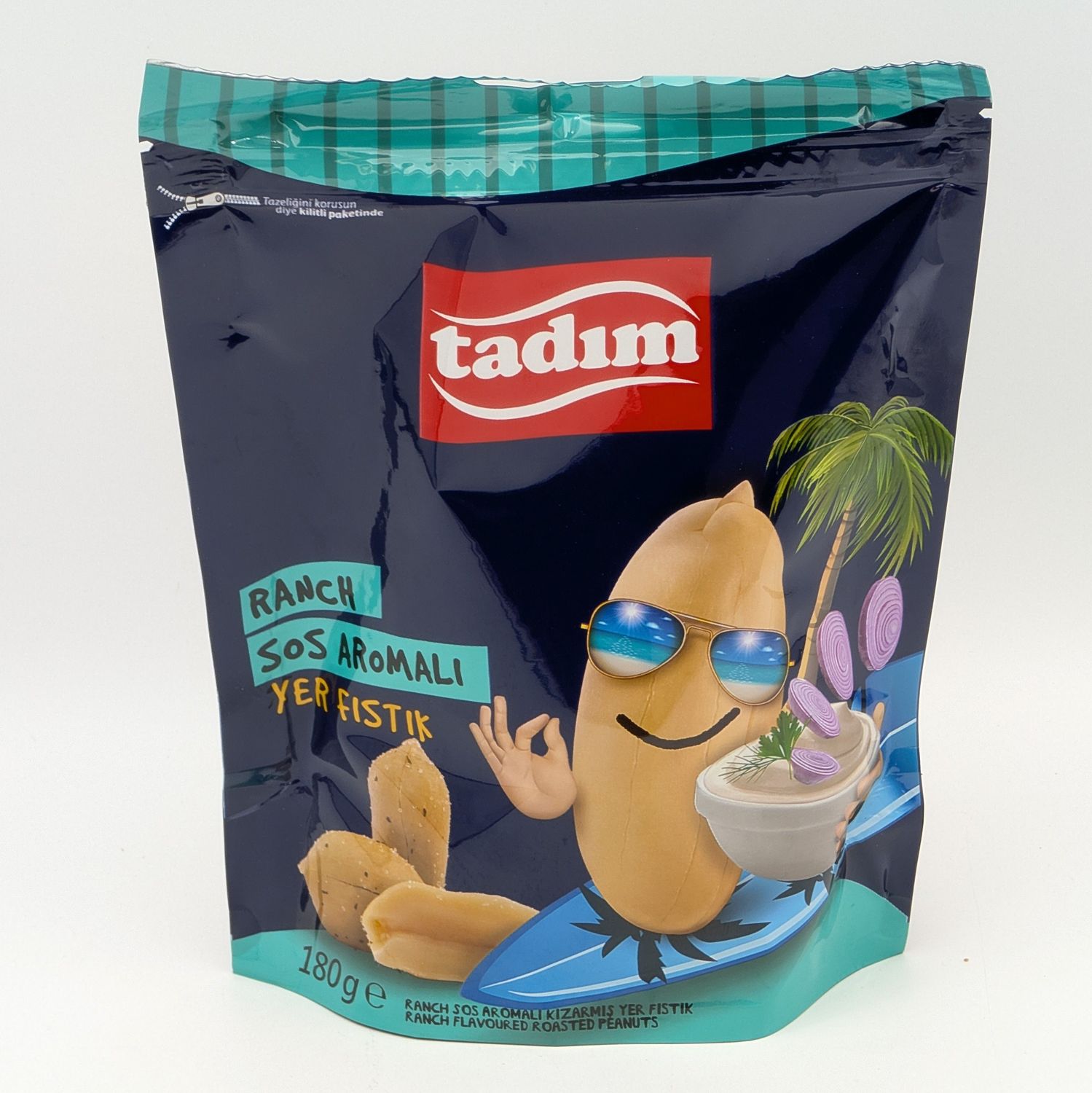 TADIM Ranch Flavored Roasted Peanuts - Ranch Sos Aromali Kizarmis Yer Fistik 180g