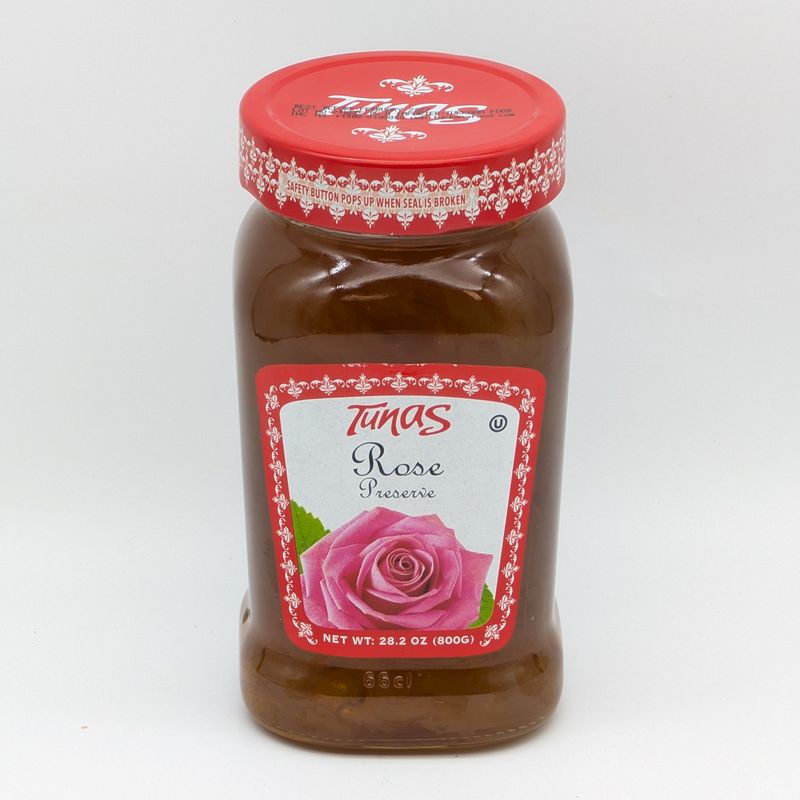 TUNAS Rose Jam Preserve Gul Receli 800g