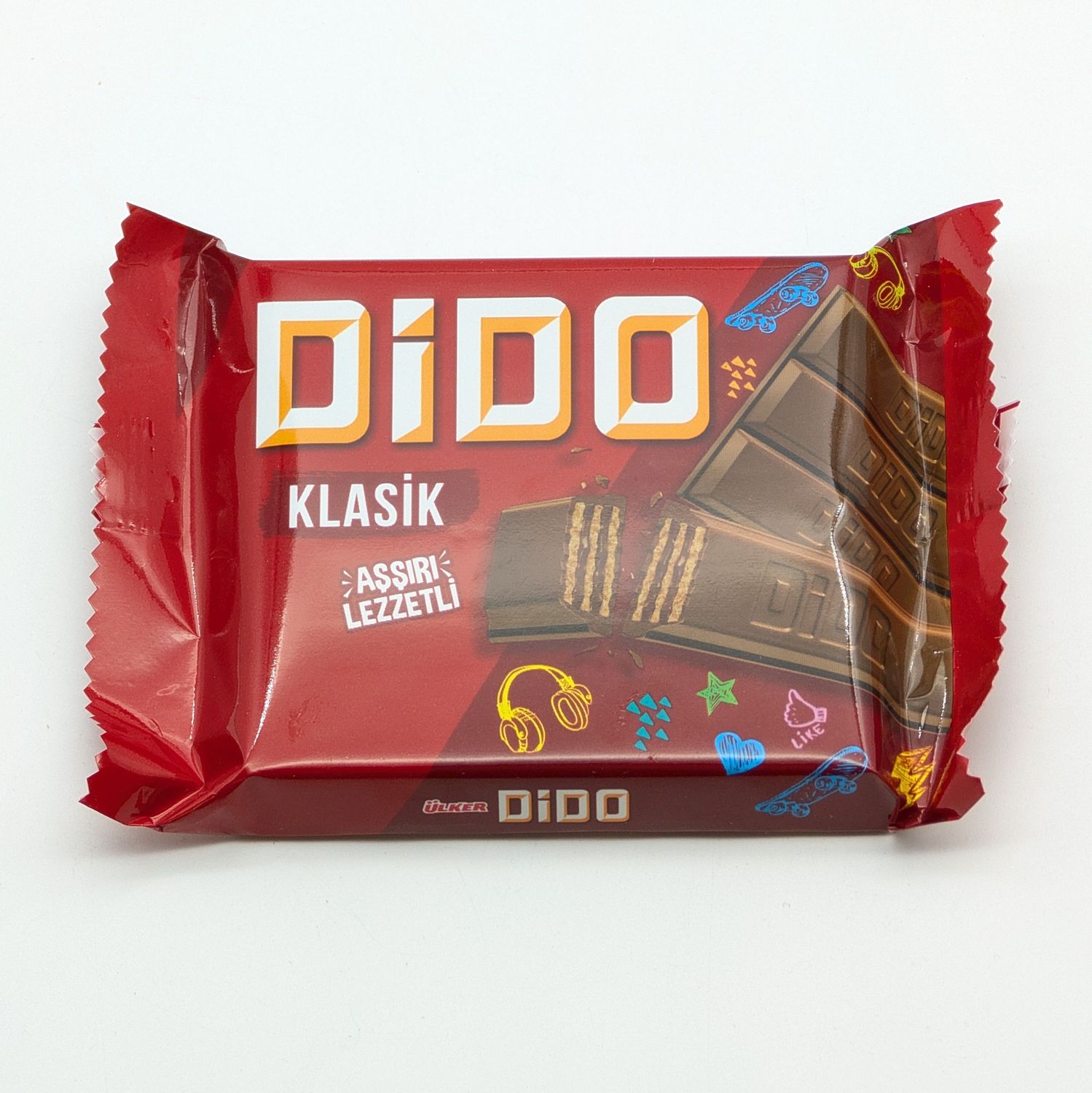 ULKER Dido Classic Wafers Milk Chocolate Coated Klasik 55.5g