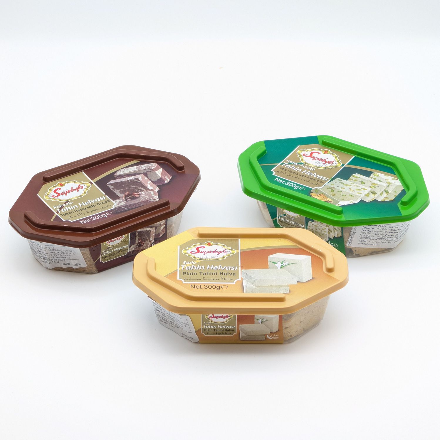 SEYIDOGLU Halva Helva 300g Plain/Cocoa/Pistachio