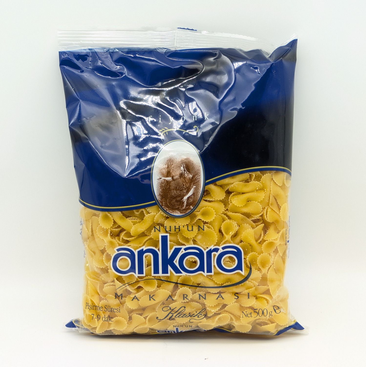 NUHUN Ankara Fiyonk - Plain Short Pasta 500g