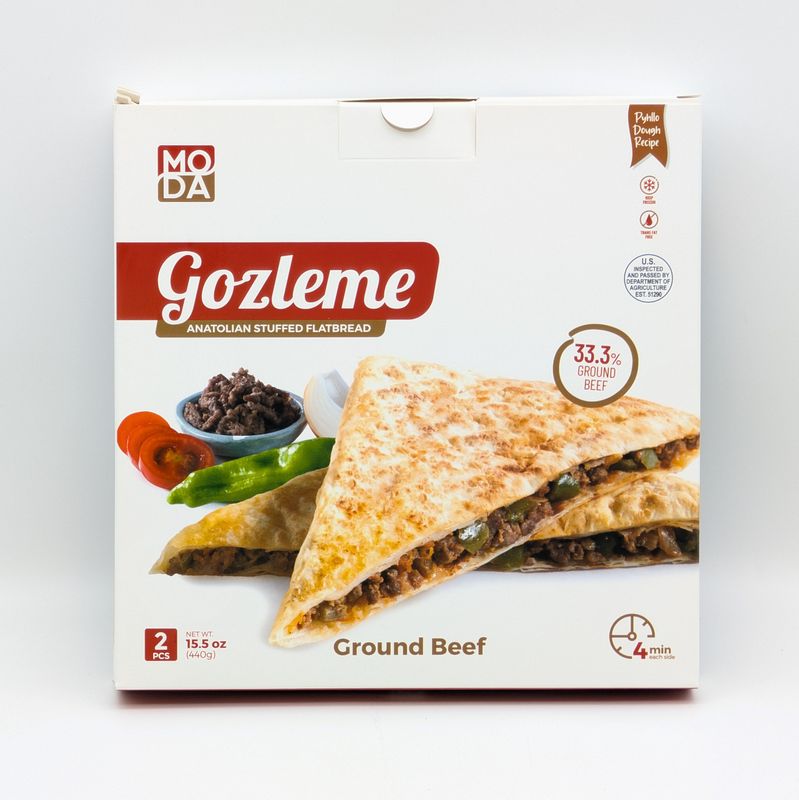 MODA Kiymali Gozleme - Flatbread Stuffed with Ground Beef 2pcs 15.5oz/440g