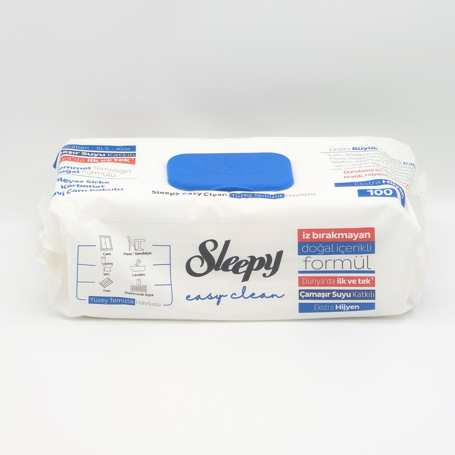 SLEEPY Islak Havlu Ekstra Hijyen Camasir Suyu Katkili - Wet Wipes Extra Hygiene Bleach Additive