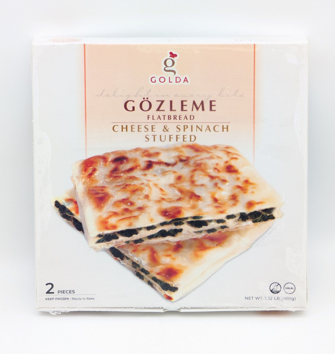 GOLDA Spinach &amp; Cheese Gozleme Flatbread 600g (2pcs x 300g)