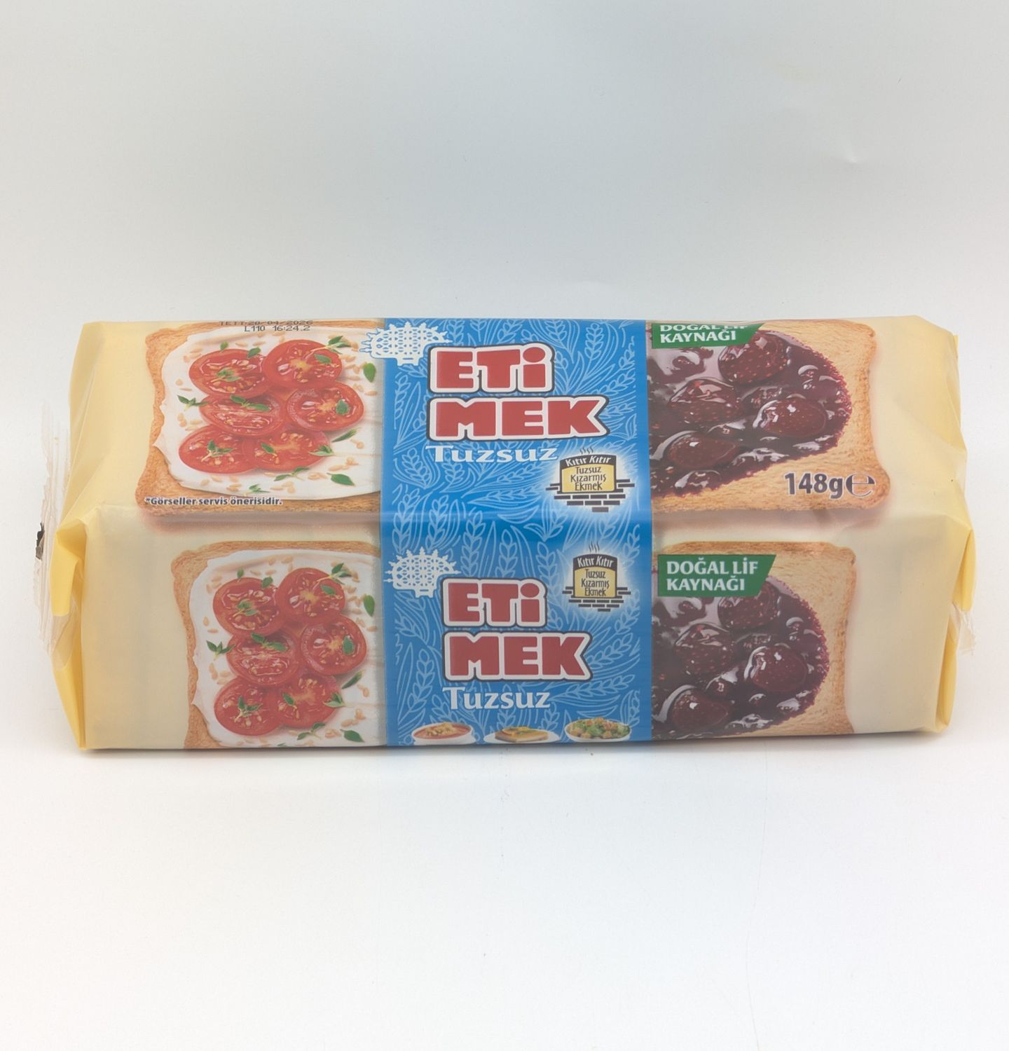 ETI Mek Tuzsuz Kizarmis Ekmek - No Salt Toasted Bread Biscotte 148g